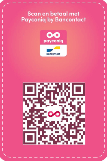 QR code voor Payconiq by Bancontact donatie